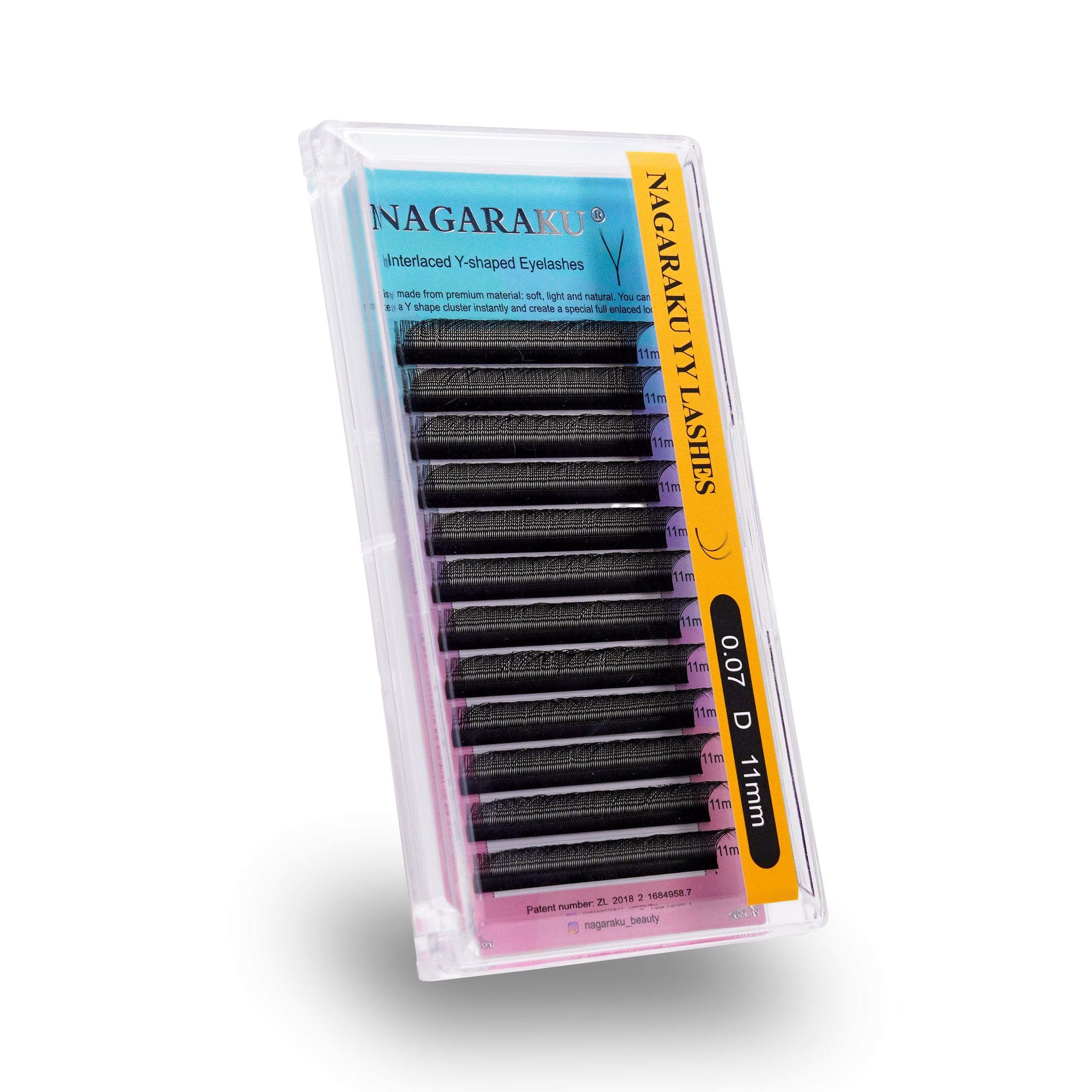 PESTAÑAS POSTIZAS YY LASHES 0.07D-11M