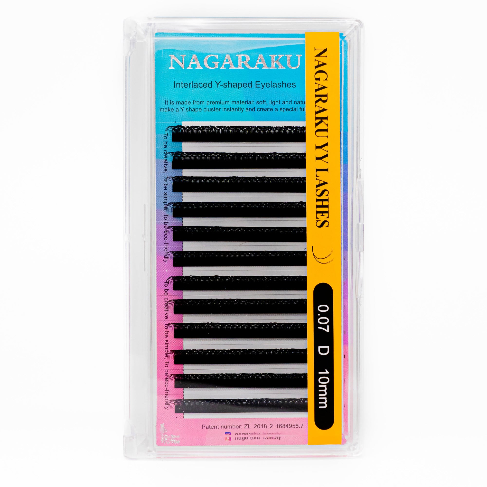 PESTAÑAS POSTIZAS YY LASHES 0.07D8-10M