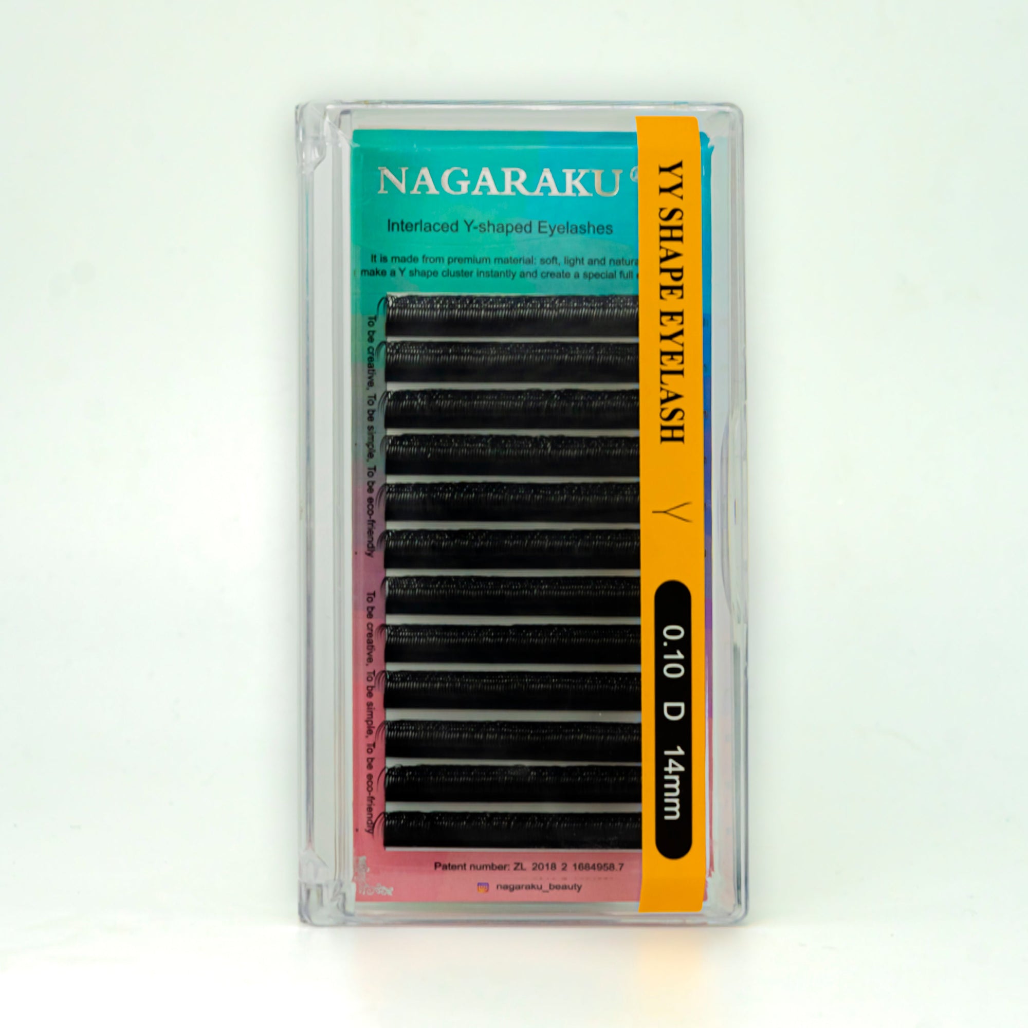 PESTAÑAS POSTIZAS YY LASHES0.10D14MM