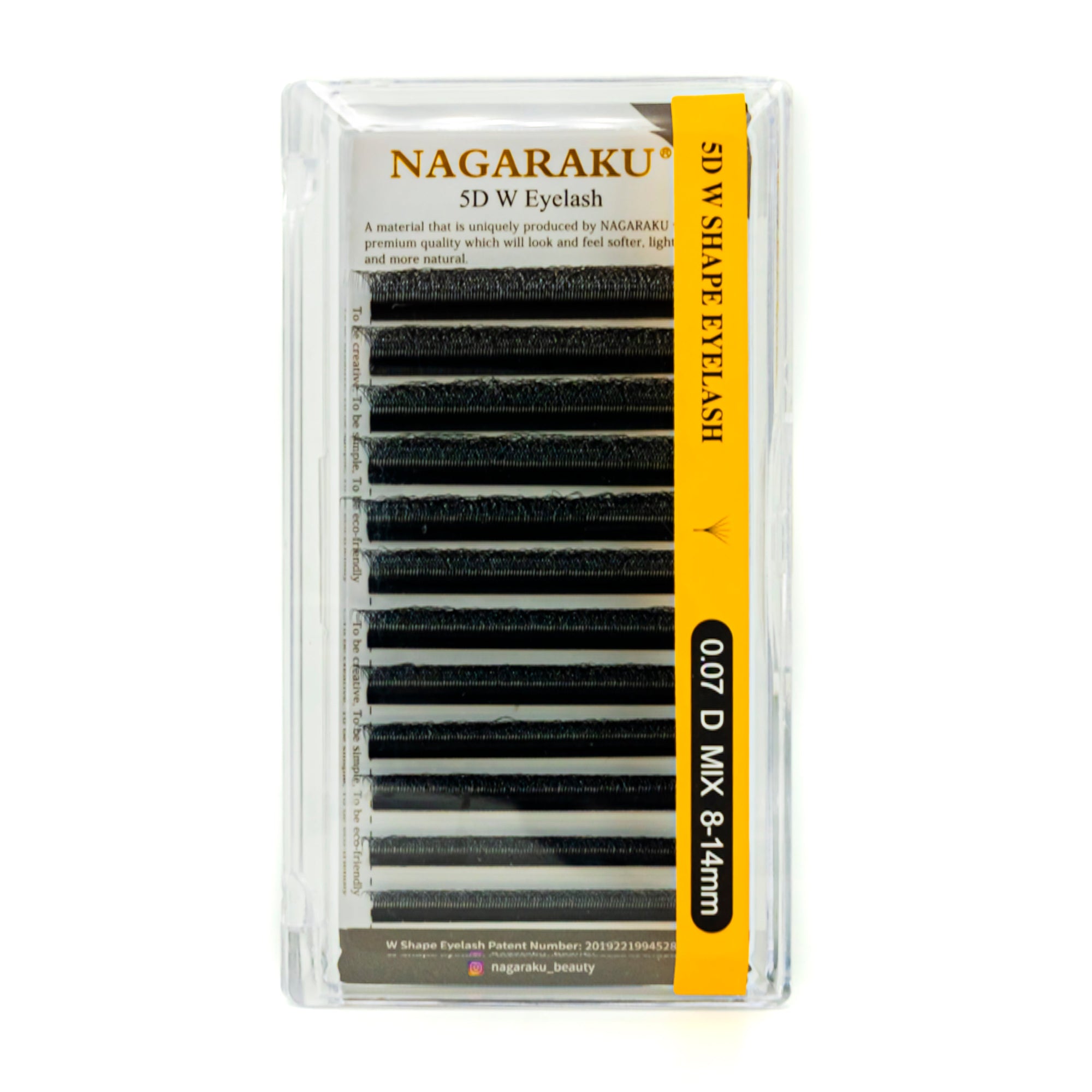 PESTAÑAS POSTIZAS 5D W SHAPE EYELASHES