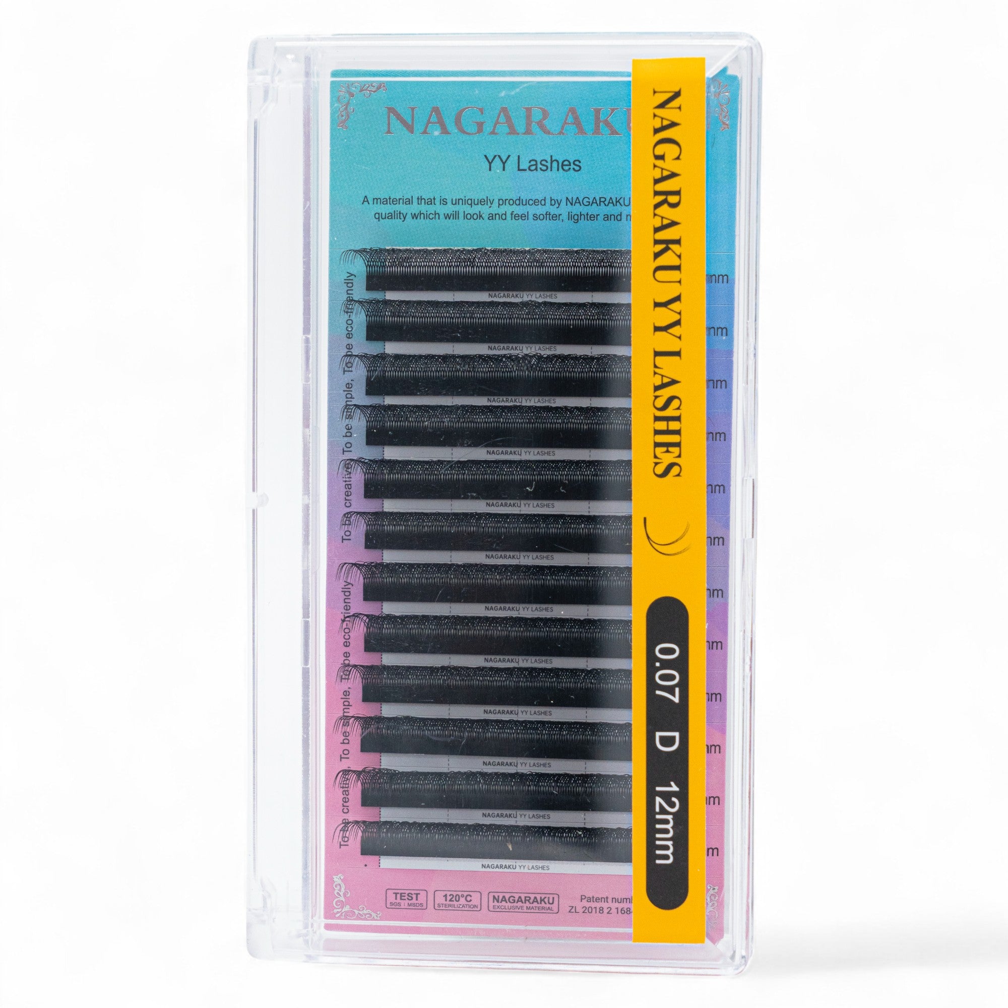 PESTAÑAS POSTIZAS YY LASHES0.07D12MM