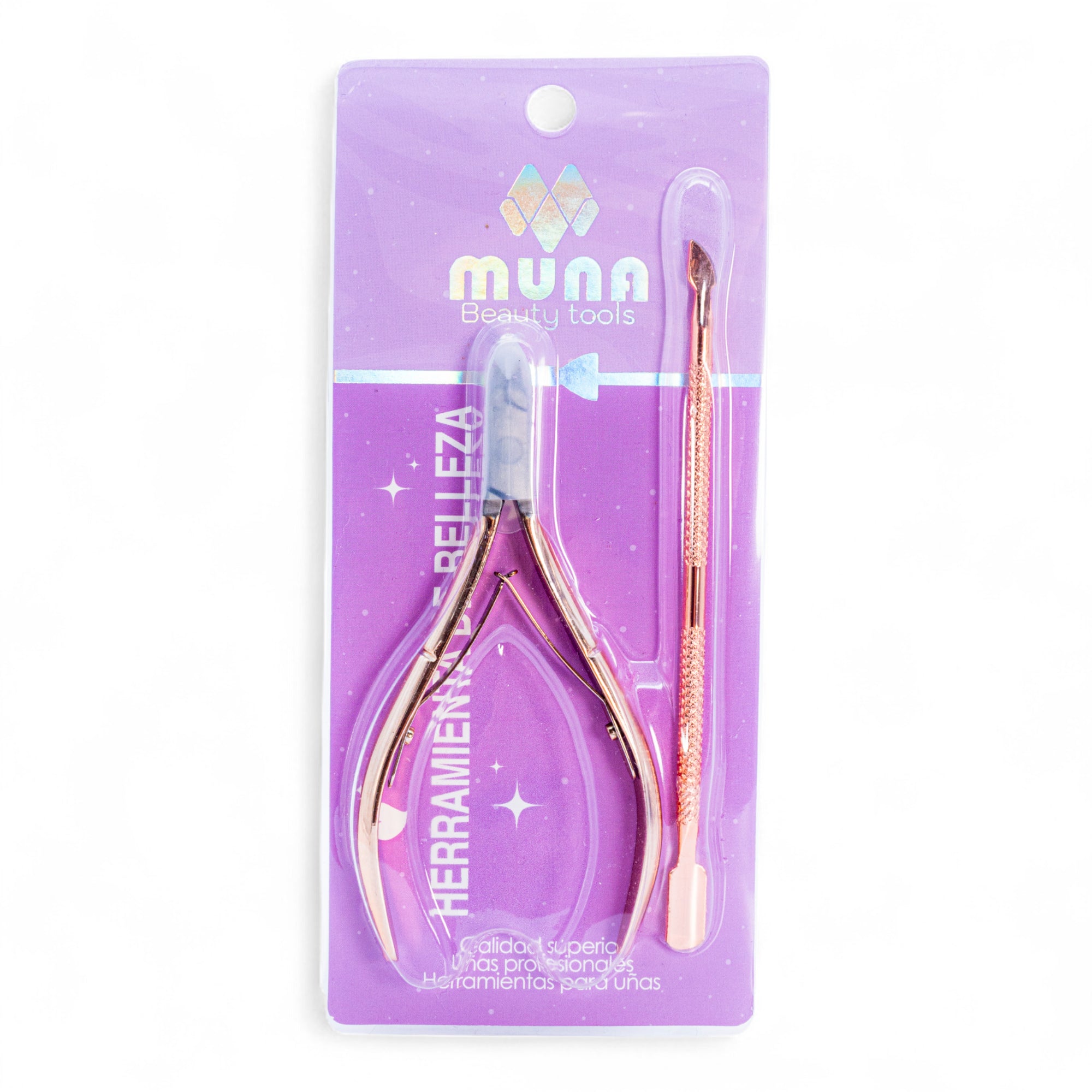 SET CORTA CUTICULA Y PUSHER MUNA-052