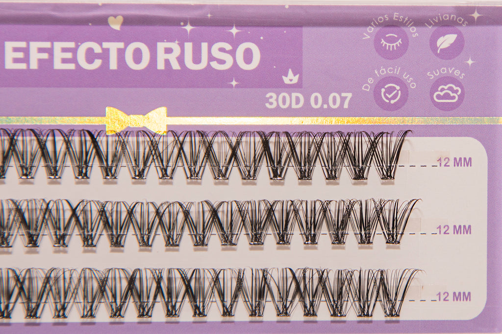 MUNA200-6 EFECTO RUSO 30D 0.07 12MM