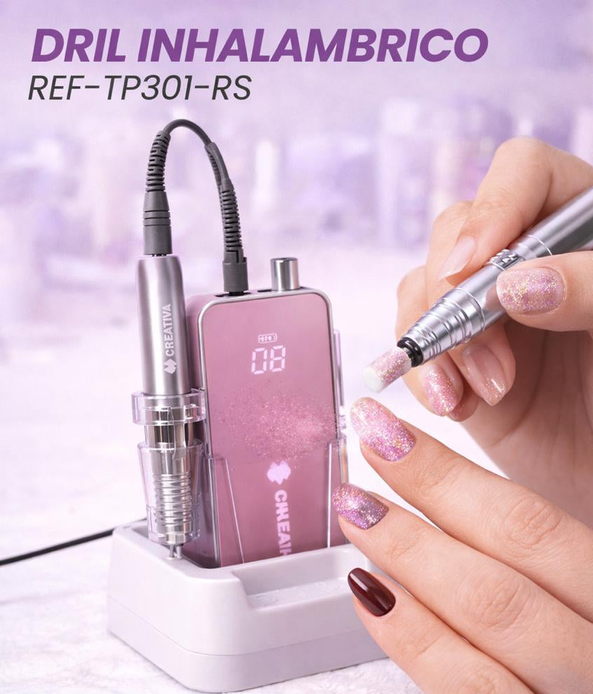 DRILL INALAMBRICO PROFESIONAL PARA UÑAS TP301-RS