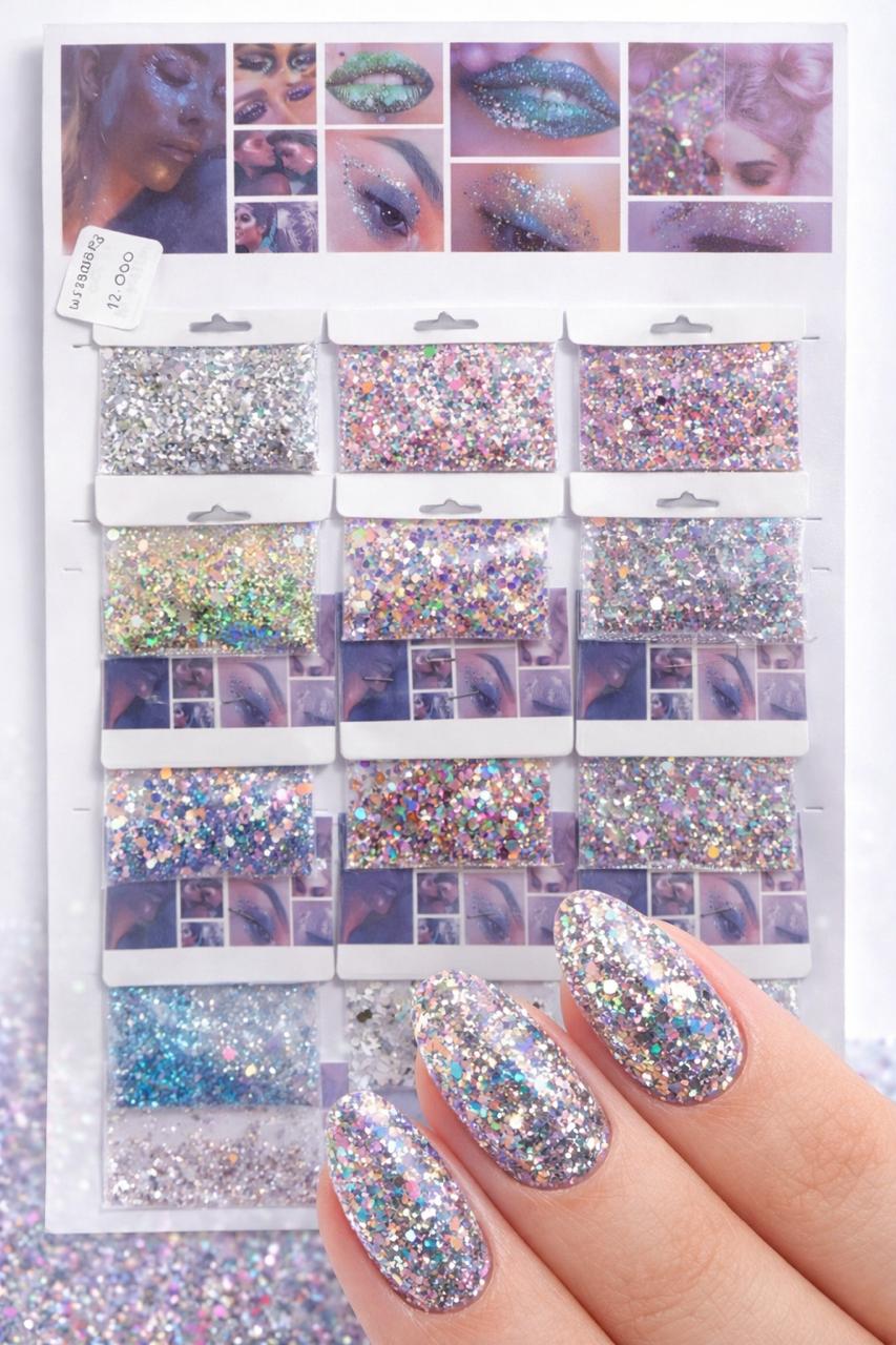 GLITTER PARA UÑAS WS2306-133